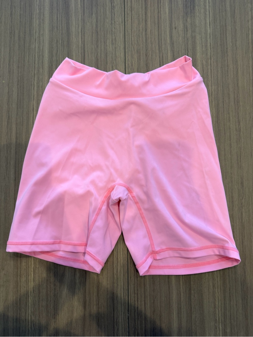 Women’s Pink High-Waist Bike Shorts